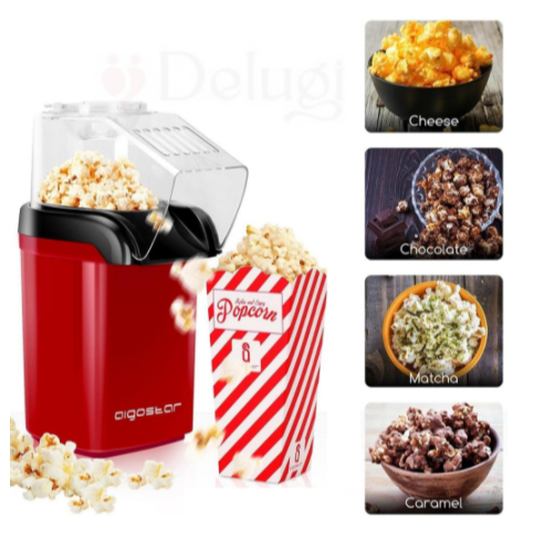 PIPOQUEIRA ELÉTRICA Máquina Fazer Pipoca Sem Óleo