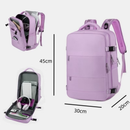 Mochila viral Dois Bolsos Na Frente Laptop Viagem Escolar À Prova D'água Executiva Notebook Impermeável Guarda Tenis