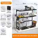 Cozinha Suspensa Modular Autossustentável Escorredor Premium 65/85CM