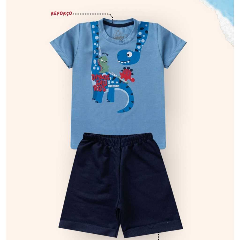Kit 10 peças de Roupa Conjunto Infantil e Juvenil Menino Tamanho 01 ao 16