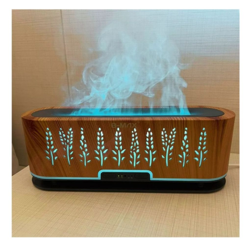 Umidificador Difusor Ar 3d Atomização Lareira Chama