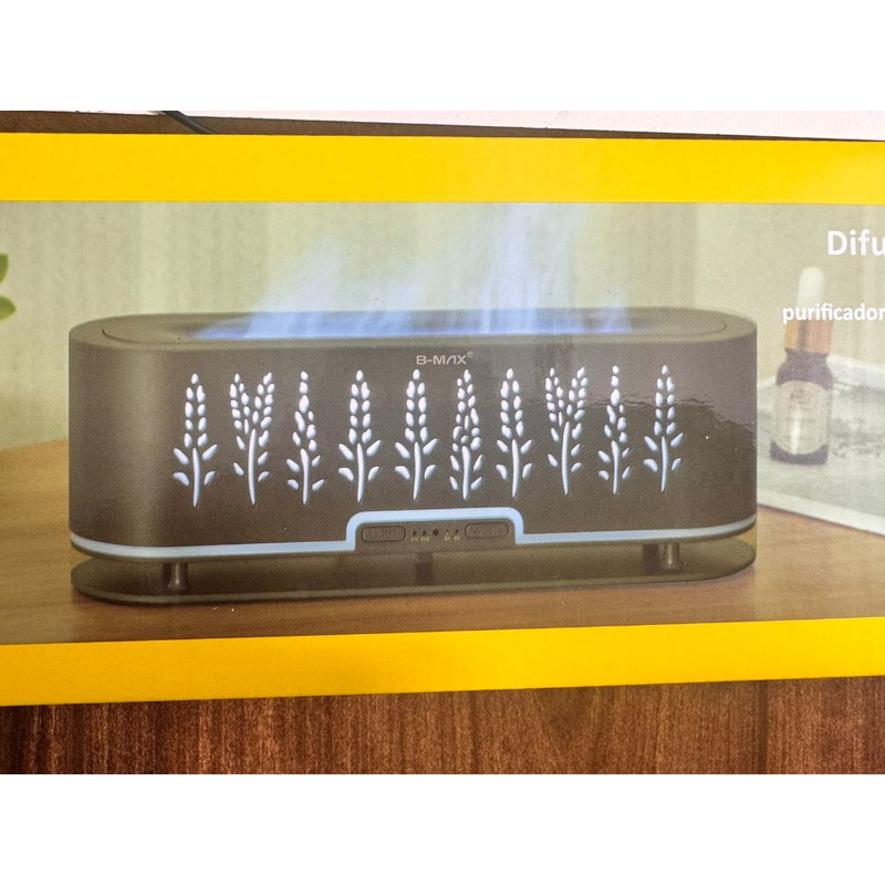 Umidificador Difusor Ar 3d Atomização Lareira Chama