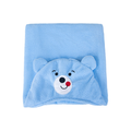 Toalha de Banho Bebê Felpuda Capuz Infantil Recém Nascido Com Orelhinha Menino e Menina 95 x 65cm
