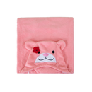 Toalha de Banho Bebê Felpuda Capuz Infantil Recém Nascido Com Orelhinha Menino e Menina 95 x 65cm