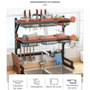 Cozinha Suspensa Modular Autossustentável Escorredor Premium 65/85CM