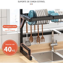 Cozinha Suspensa Modular Autossustentável Escorredor Premium 65/85CM