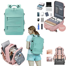 Mochila viral Dois Bolsos Na Frente Laptop Viagem Escolar À Prova D'água Executiva Notebook Impermeável Guarda Tenis