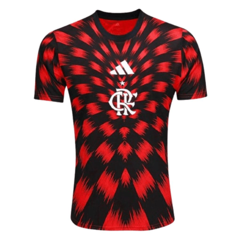 Camisa Flamengo Infantil Pré Jogo 1 Adidas 2025