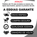 Espelho Adnet Couro Costurado Com Alça + Suporte 60cm 50cm 40cm 30cm Sala Quarto Banheiro Redondo