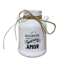 KIT 3 Leiteira Decorativa Branca Porta Talher Multiuso Flores Arranjo