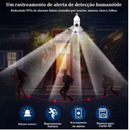 Kit Câmera de segurança a Prova D'água sem fio gira 360 com app Yousee full HD visão notturna