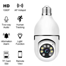 Kit Câmera de segurança a Prova D'água sem fio gira 360 com app Yousee full HD visão notturna