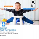 Kit Câmera de segurança a Prova D'água sem fio gira 360 com app Yousee full HD visão notturna