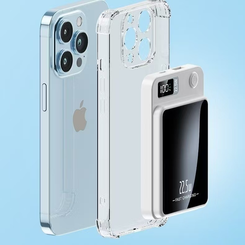 Carregador Portátil Powerbank Para iPhone 11/12 / 13 /14Pro Max Mini bateria externa Portátil Powerbank