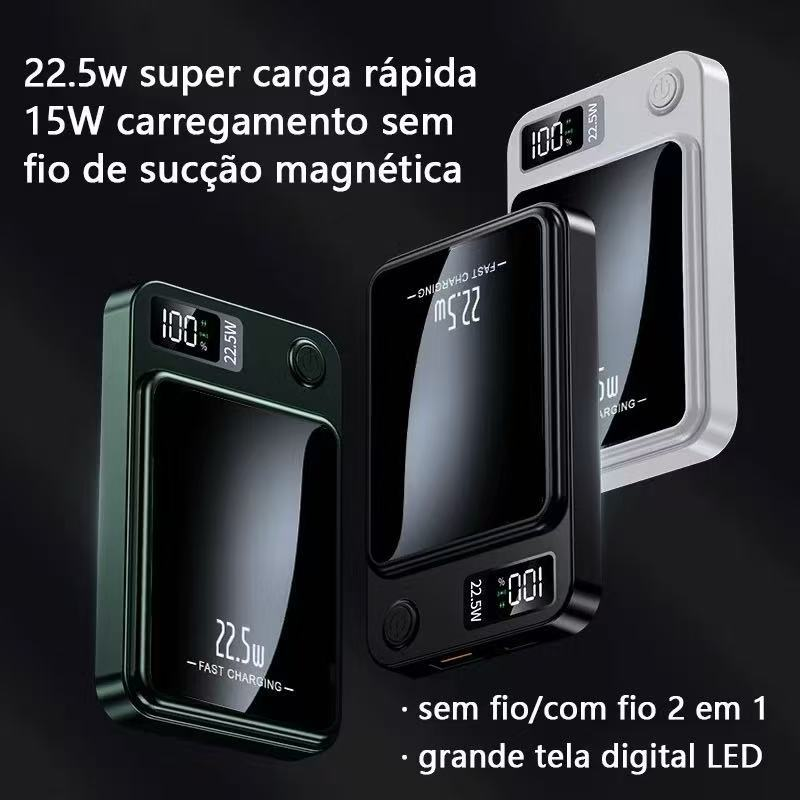 Carregador Portátil Powerbank Para iPhone 11/12 / 13 /14Pro Max Mini bateria externa Portátil Powerbank