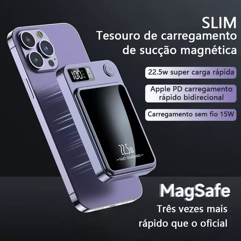 Carregador Portátil Powerbank Para iPhone 11/12 / 13 /14Pro Max Mini bateria externa Portátil Powerbank