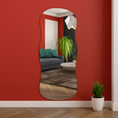 Espelho Grande Moderno Lapidado Decorativo 90x40cm Luxo