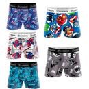 Kit 10 Cuecas Boxer Box Infantil Juvenil Menino Estampada