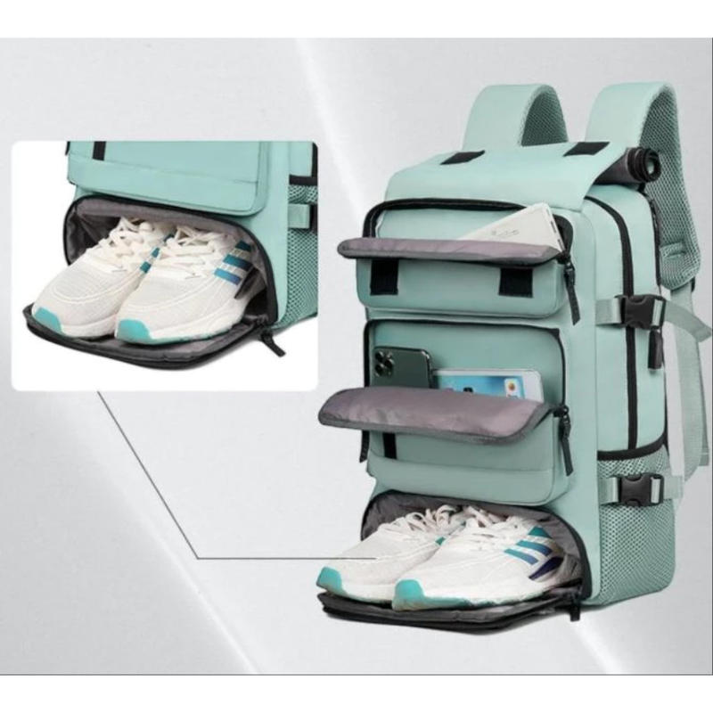 Mochila Viral Grande Multifuncional Viagem Bolsa Mala Bordo mochila NYLON IMPERMEAVRL COM USB 30L