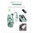 Mochila Viral Grande Multifuncional Viagem Bolsa Mala Bordo mochila NYLON IMPERMEAVRL COM USB 30L