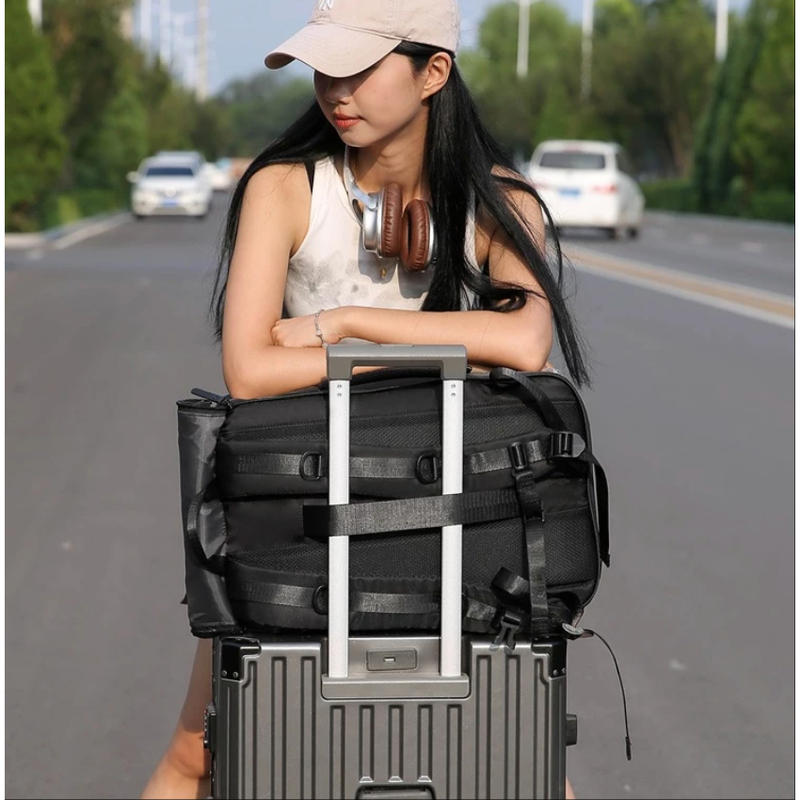 Mochila Viral Grande Multifuncional Viagem Bolsa Mala Bordo mochila NYLON IMPERMEAVRL COM USB 30L