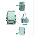 Mochila Viral Grande Multifuncional Viagem Bolsa Mala Bordo mochila NYLON IMPERMEAVRL COM USB 30L