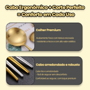 AICOOL 24 Kit Jogo De Talheres Inoxidável 416 Suprimentos De Cozinha Talheres de Dourados Talheres