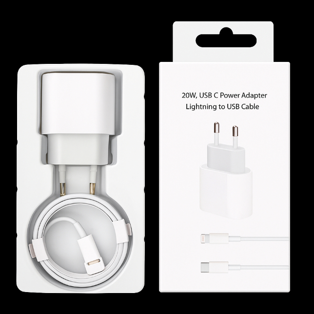 Carregador iPhone Original Completo Turbo 20w Iphone 11 12 12 13 14 Promax X Xr Xs Cabo 1m