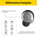 SP38 Fone de ouvido Bluetooth sem fio V5.4 Fones de ouvido portáteis compactos
