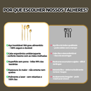 AICOOL 24 Kit Jogo De Talheres Inoxidável 416 Suprimentos De Cozinha Talheres de Dourados Talheres