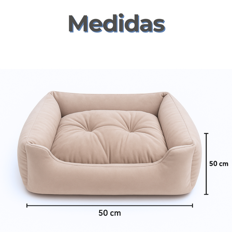 Caminha Pet Cachorro e Gato Pequeno com Almofada Removível e Zíper