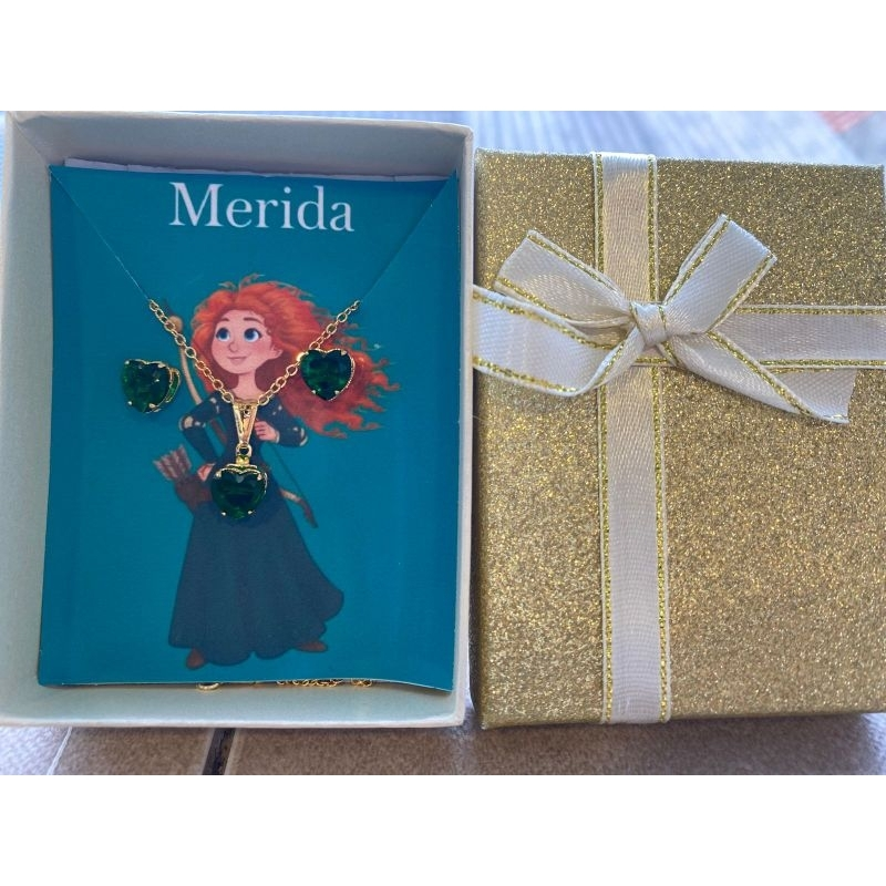 Conjunto de Colar e Brinco Coração| Joia Princesa | Folheado ouro Presente Feminino