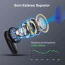 Fone de ouvido Bluetooth 5.3 Sem Fio 1HORA AUT205 Intra auricular confortável Com Microfone