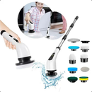 Esfregão Elétrico 9 Em 1 Sem fio Escova De Limpeza Pesada Multiuso Recarregável Giratória