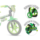 Bicicleta Infantil Nathor Aro 12 Menino Black De 2 A 5 Anos