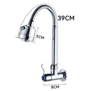 torneira cozinha parede vermelho flexível Duplo Jato Cone 1/4 de Volta FABN