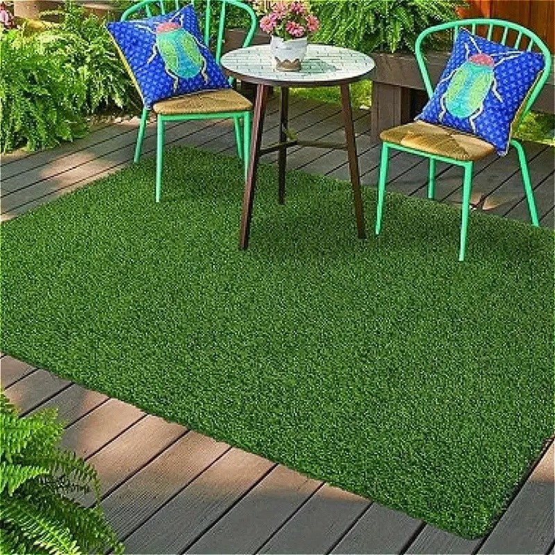 Grama Sintética 15mm Medida1,00 x 1,00 ( 1.00m² ) Para Decoração Flores Jardim Campo-B-28