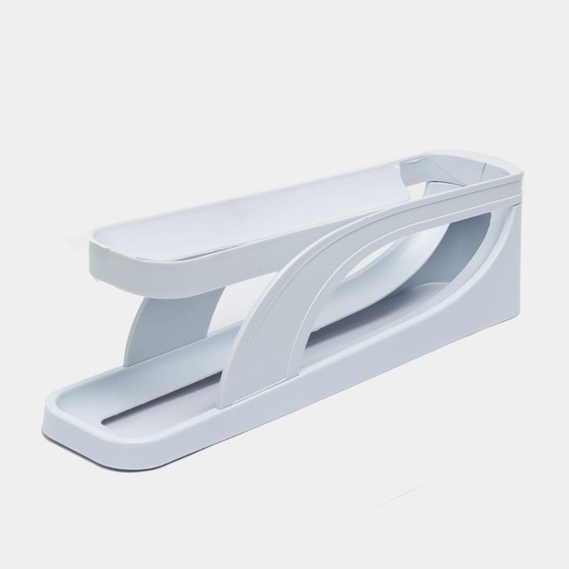 Porta Ovos 4 Andares Rolante em Plástico para Geladeira Organizador 20 a 30 Ovos