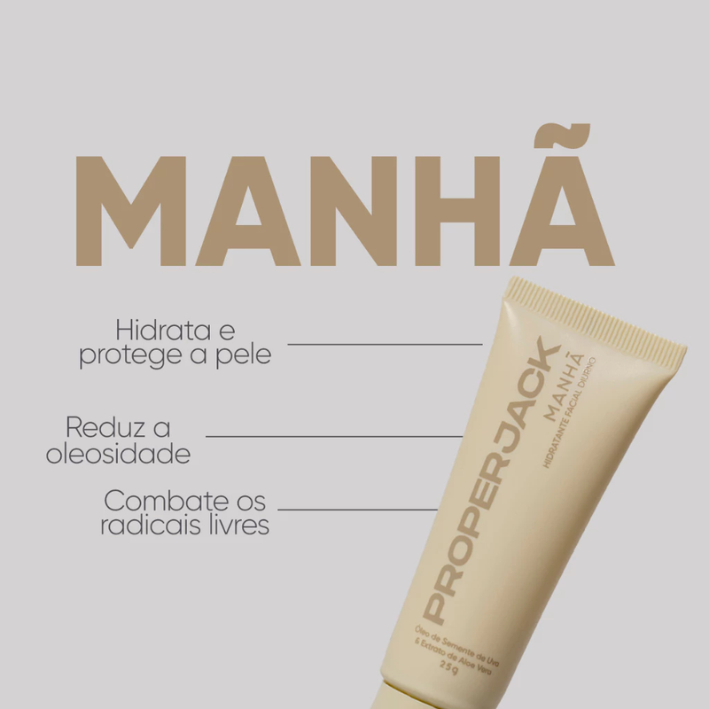 Manhã - Hidratante Facial Masculino Diurno Proper Jack