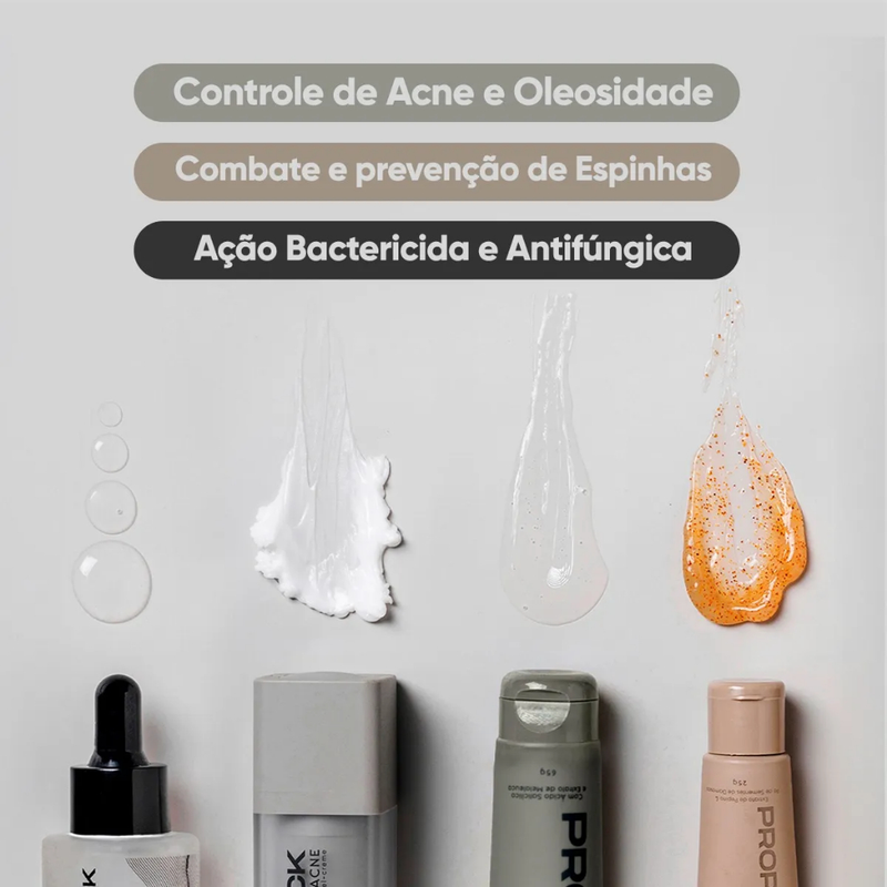 Kit Antiacne Masculino - Skincare Masculino - Proper Jack - Prevenção de Cravos e Espinhas
