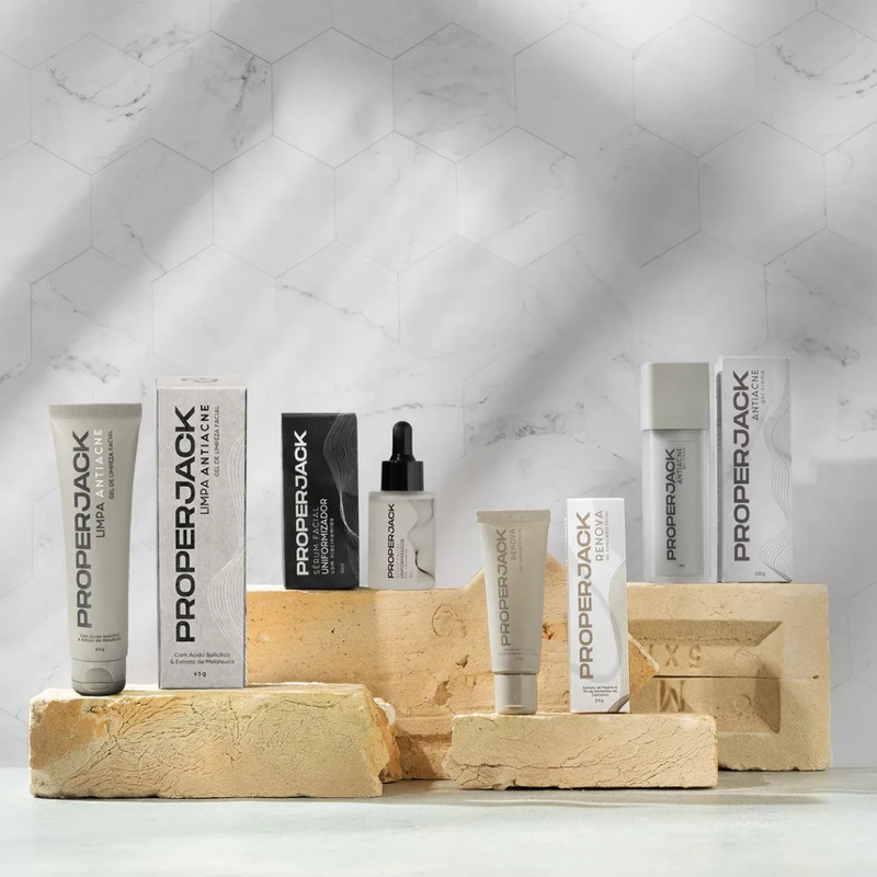 Kit Antiacne Masculino - Skincare Masculino - Proper Jack - Prevenção de Cravos e Espinhas
