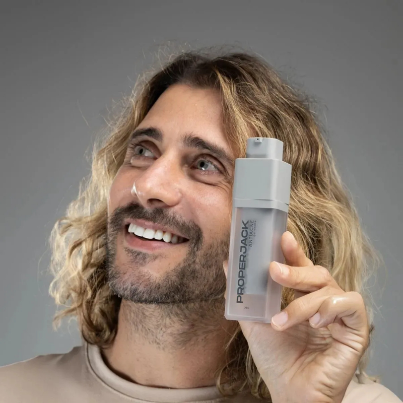 Kit Antiacne Masculino - Skincare Masculino - Proper Jack - Prevenção de Cravos e Espinhas