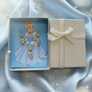 Conjunto de Colar e Brinco Coração| Joia Princesa | Folheado ouro Presente Feminino