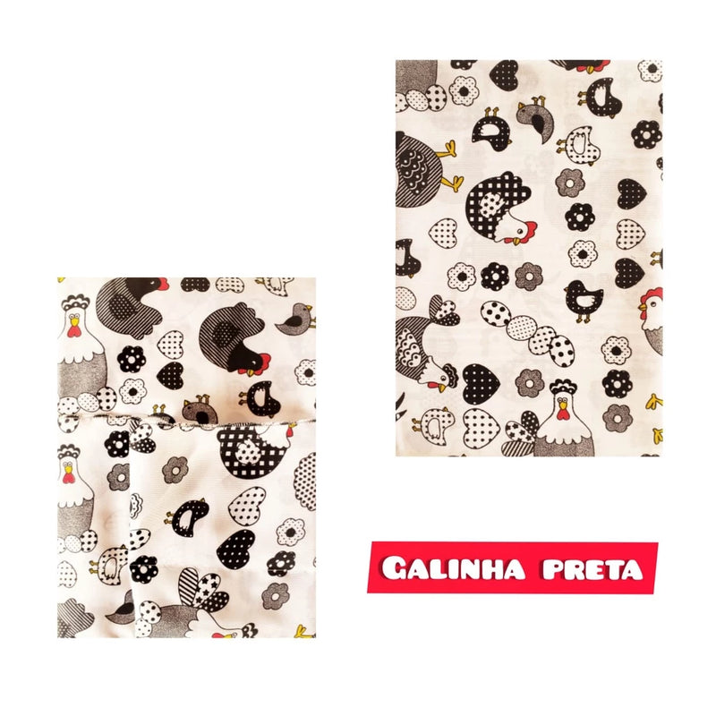 KIT 01 Jogo de Cozinha Tergal 8 Peças COMPLETO - Promoção!