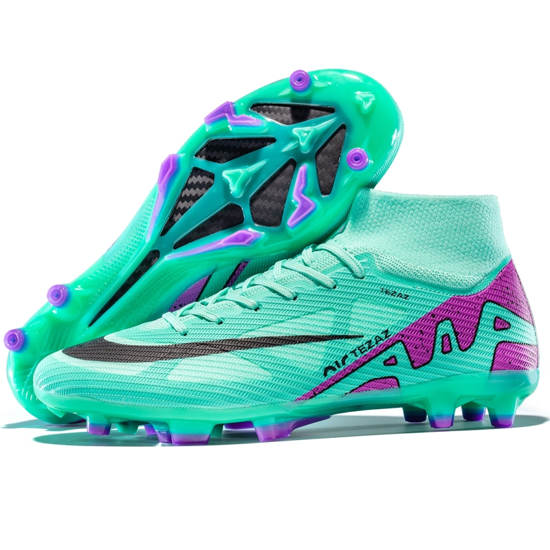 Chuteira de campo Tênis juvenil adulto leve e confortável de cano alto para jovens