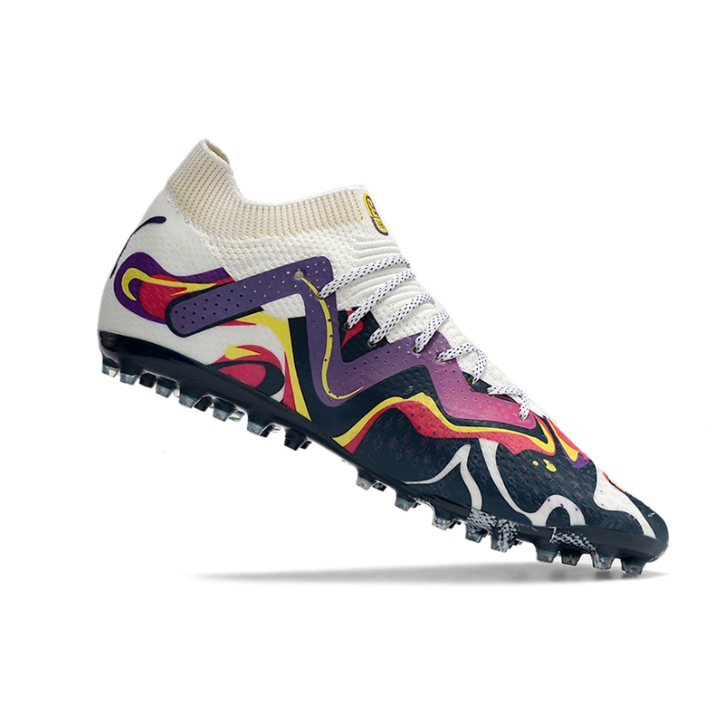 Botas de futebol MG Grass de cano baixo de alta qualidade, cor flor, resistente ao desgaste, antiderrapante, respirável,