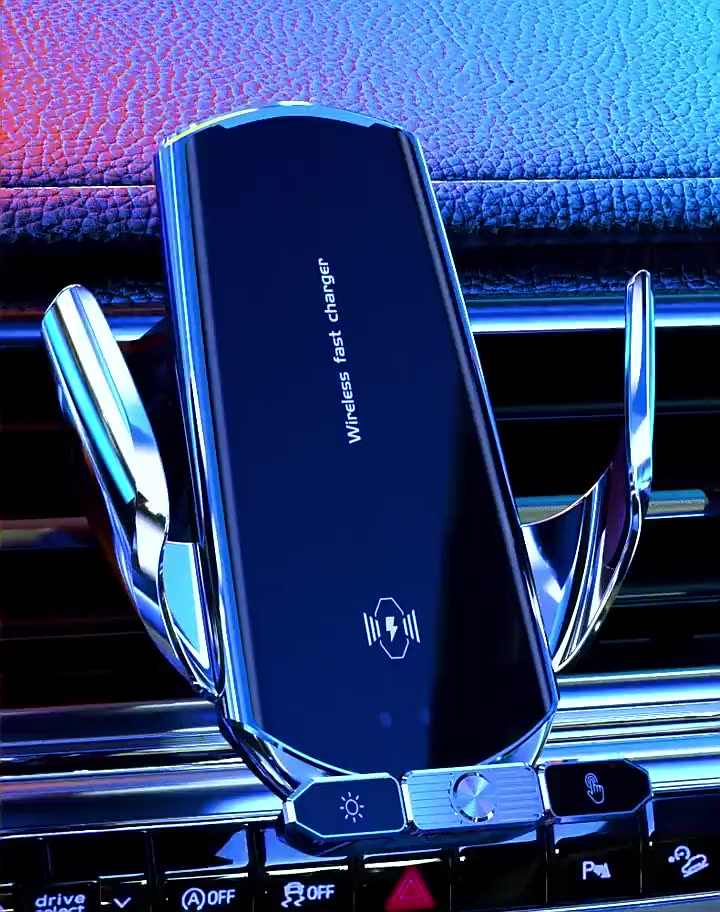 Carregador Sem Fio Suporte Carro De Celular Indução Com Ima