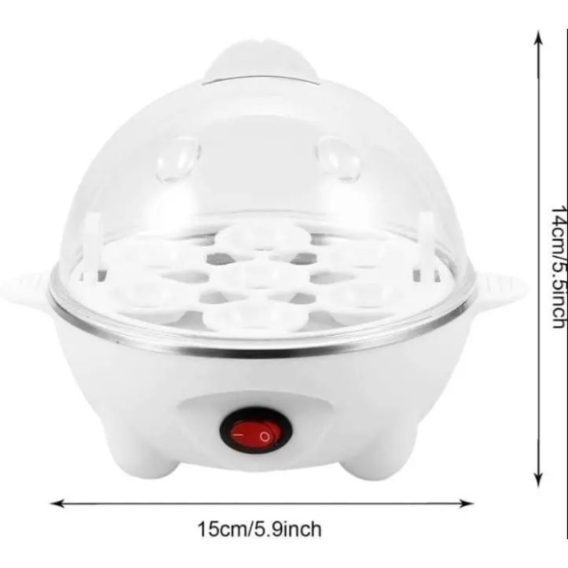 Cozedor de Ovos Portátil Elétrico Cozinha à Vapor 1 andar 110v