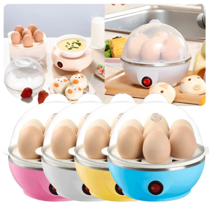 Cozedor de Ovos Portátil Elétrico Cozinha à Vapor 1 andar 110v