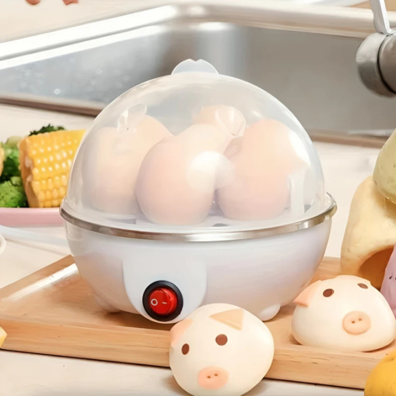 Cozedor de Ovos Portátil Elétrico Cozinha à Vapor 1 andar 110v